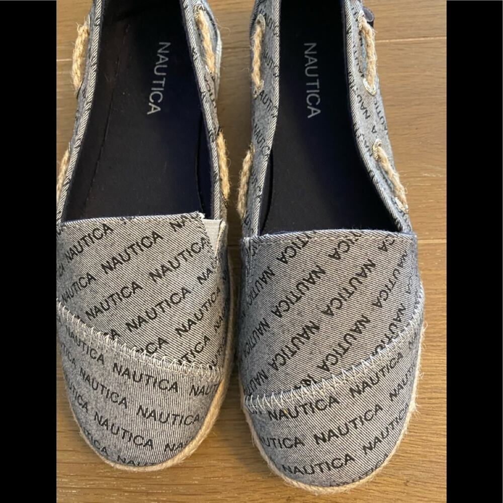 New Nautica chambray espadrilles